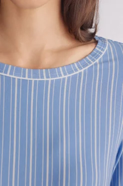 Camiseta Modal Cuello Barco Oxford Stripes