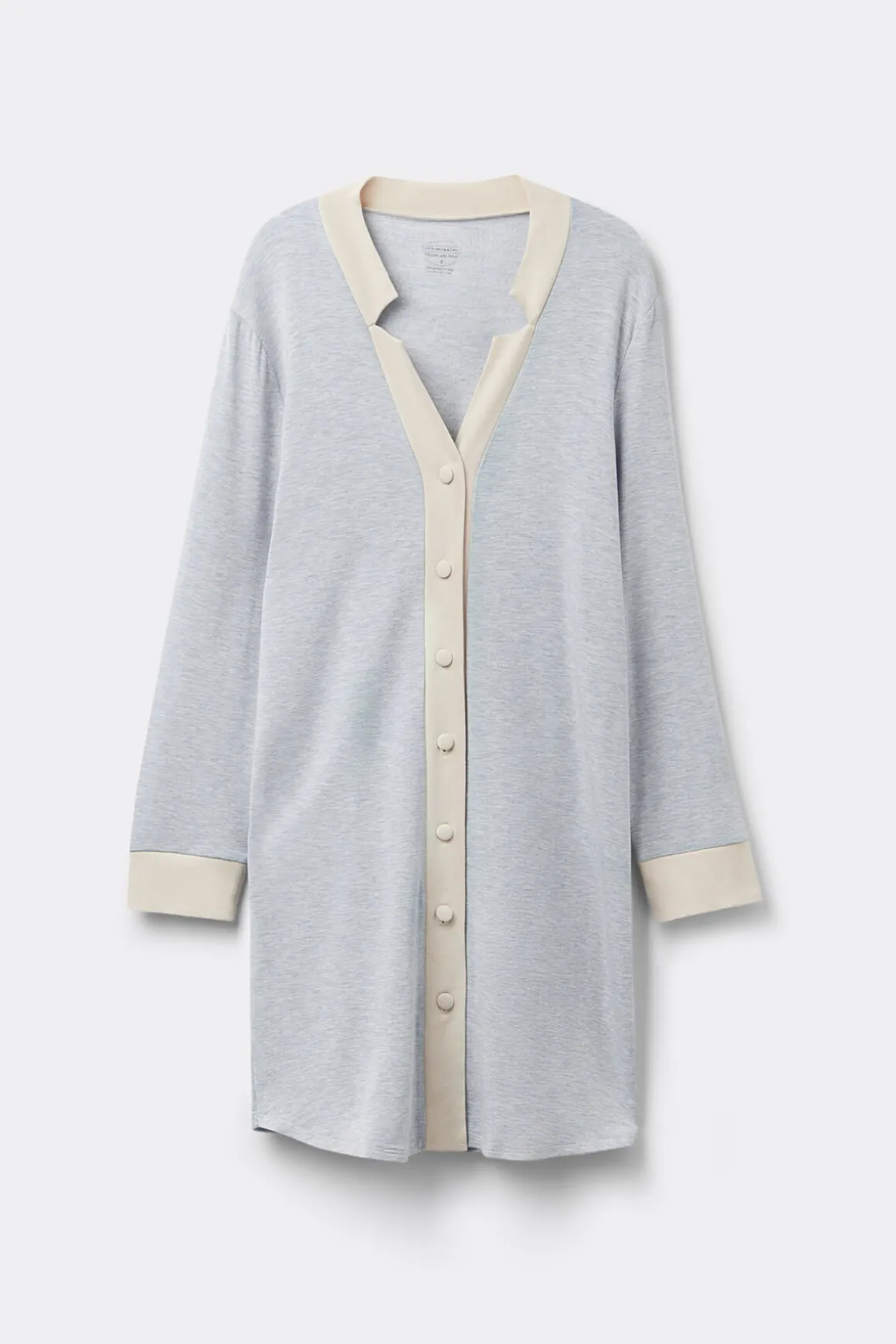 Camisón Abertura Frontal Modal con Lana Cold Winter Night