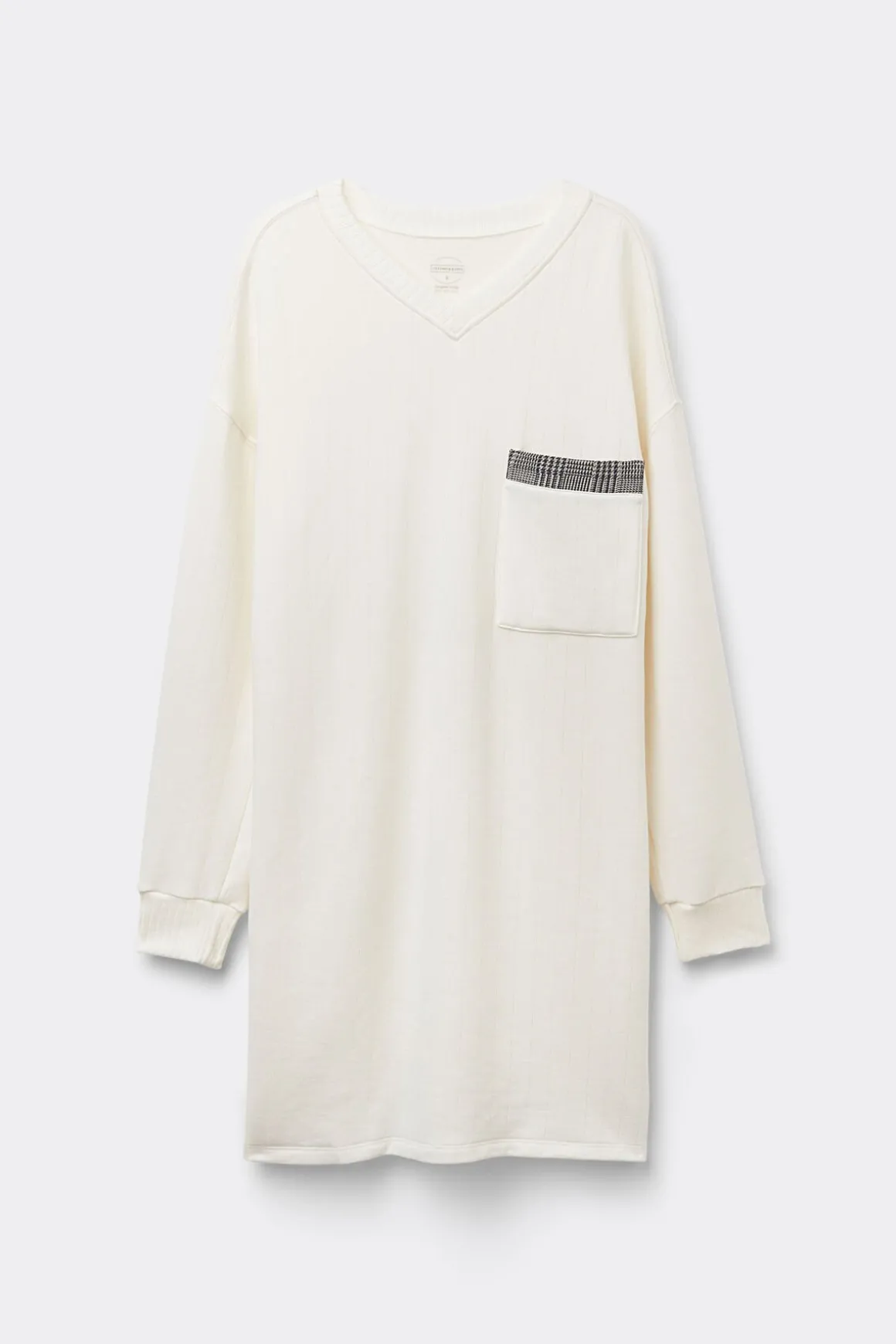Camisón con Cuello de Pico Royal Elegance