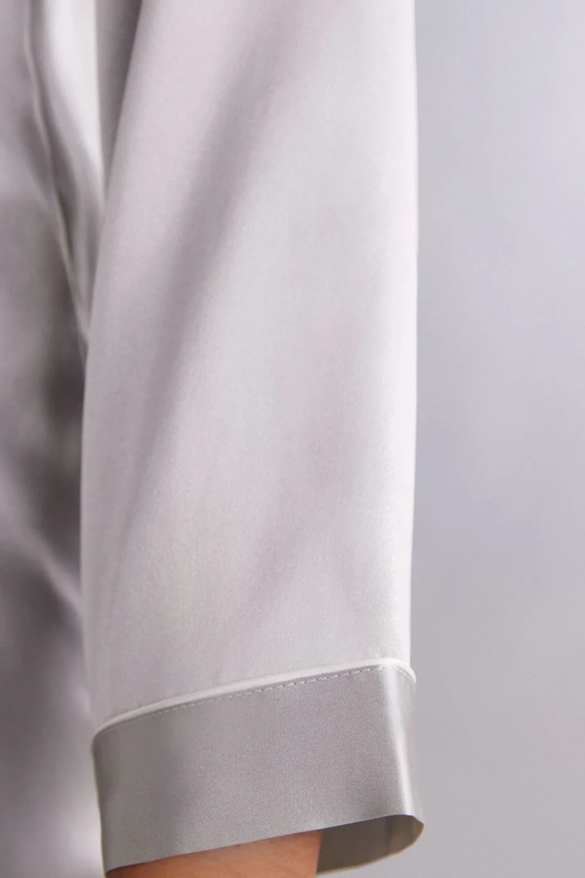 Chaqueta Corte Masculino de Raso de Seda