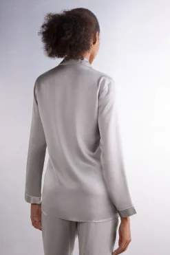 Chaqueta Corte Masculino de Raso de Seda