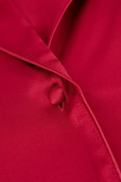 Chaqueta Corte Masculino de Raso de Seda