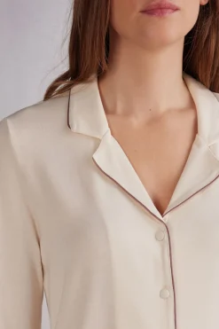 Chaqueta de Manga Larga de Micromodal