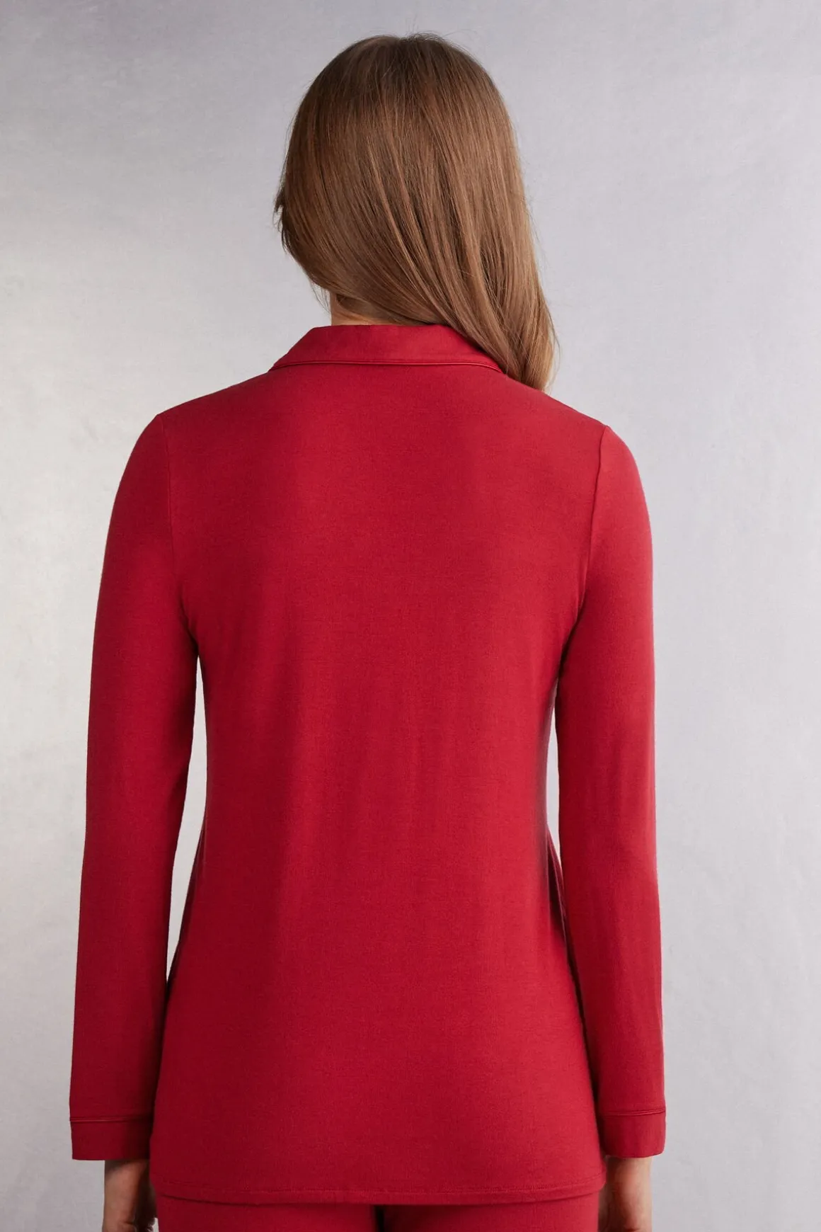 Chaqueta de Manga Larga de Micromodal