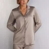 Chaqueta de Seda de Corte Masculino