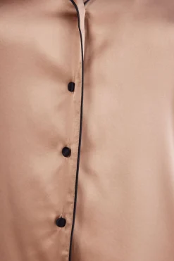 Chaqueta de Seda de Corte Masculino