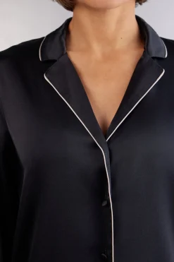 Chaqueta de Seda de Corte Masculino