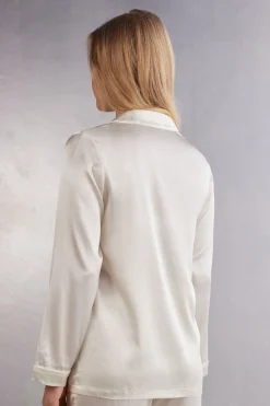 Chaqueta de Seda de Corte Masculino