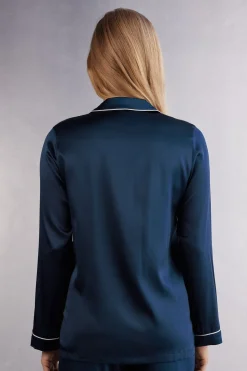 Chaqueta de Seda de Corte Masculino