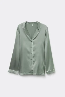 Chaqueta de Seda de Corte Masculino
