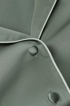 Chaqueta de Seda de Corte Masculino