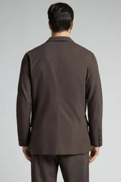 Chaqueta de Tejido de Lino y Algodón