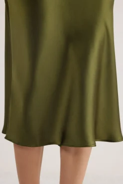 Falda larga de Seda