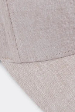 Gorra de Tejido de Lino y Algodón
