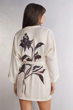 Kimono de Raso de Viscosa Sleepless Nights