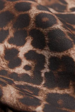 Kimono de Raso de Viscosa Luxurious Leopard