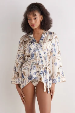 Kimono de Seda Italian Riviera