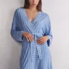 Kimono Modal Oxford Stripes