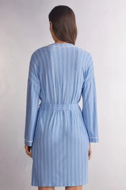 Kimono Modal Oxford Stripes