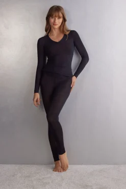 Leggings de Modal Ultraligero con Cashmere