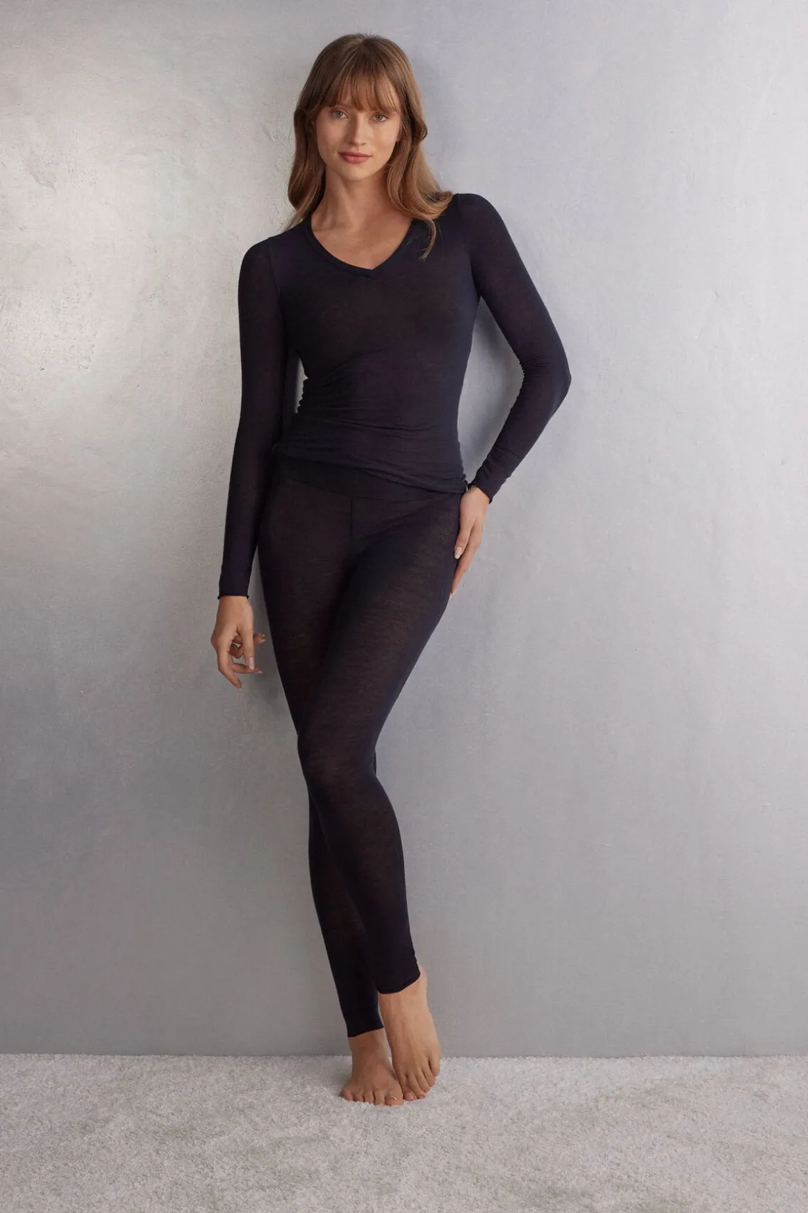 Leggings de Modal Ultraligero con Cashmere