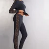 Pantalón con Puños Elásticos de Modal Luxurious Leopard