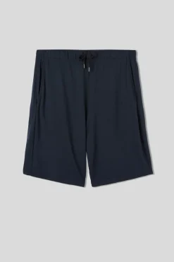 Pantalón Corto de Piqué de Modal y Seda