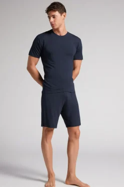 Pantalón Corto de Seda y Modal