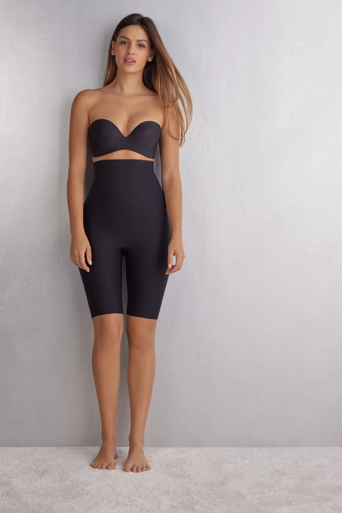 Pantalón Corto Modelador en Microfibra Sin Costuras