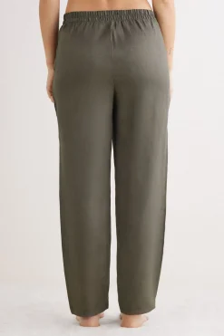 Pantalón de Tela de Lino