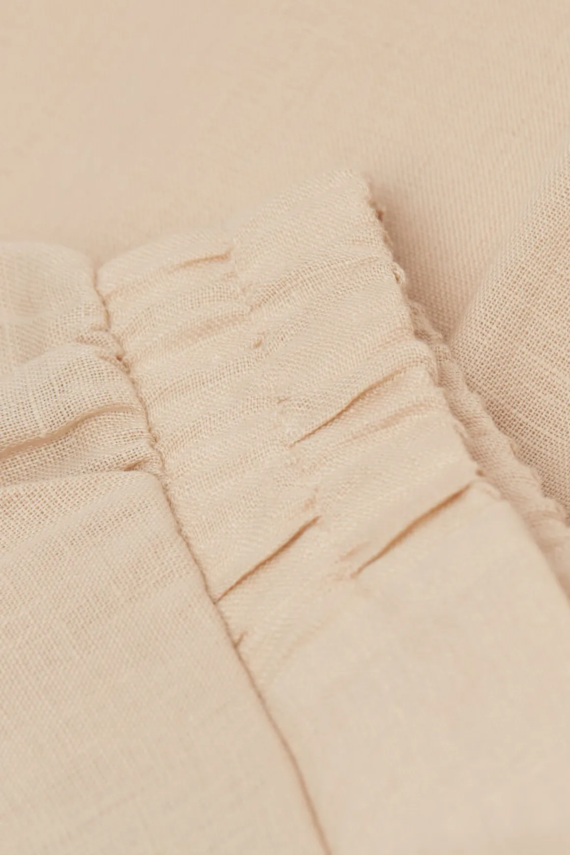 Pantalón de Tela de Lino