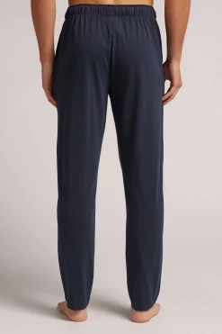 Pantalón Largo de Algodón con Ribete