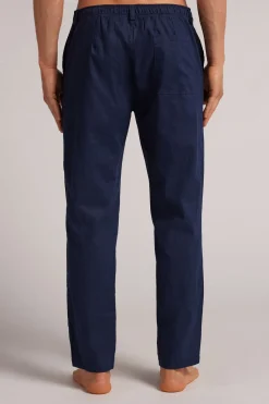 Pantalón Largo de Lino y Algodón