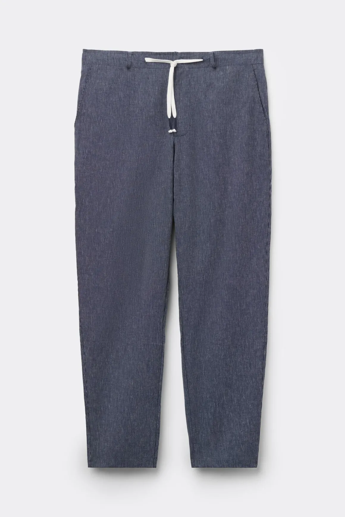 Pantalón Largo de Lino y Algodón