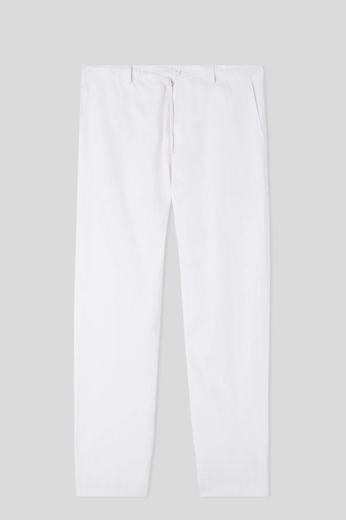 Pantalón Largo de Lino y Algodón