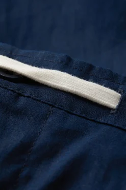 Pantalón Largo de Lino y Algodón