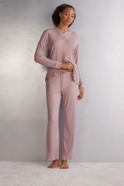 Pantalón Largo Palazzo de Modal Chic Comfort