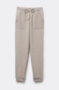 Pantalones Bajo Elástico Soft Chevron