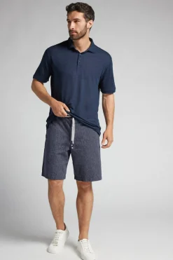 Pantalones Cortos de Lino y Algodón