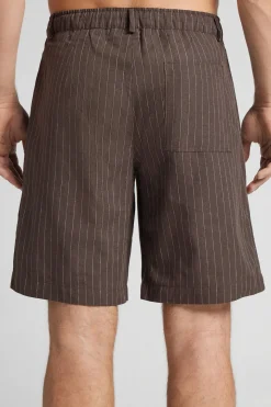 Pantalones Cortos de Lino y Algodón