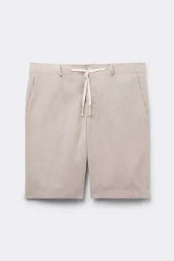 Pantalones Cortos de Lino y Algodón