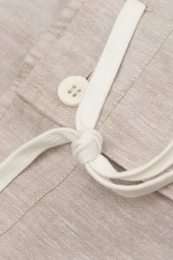 Pantalones Cortos de Lino y Algodón