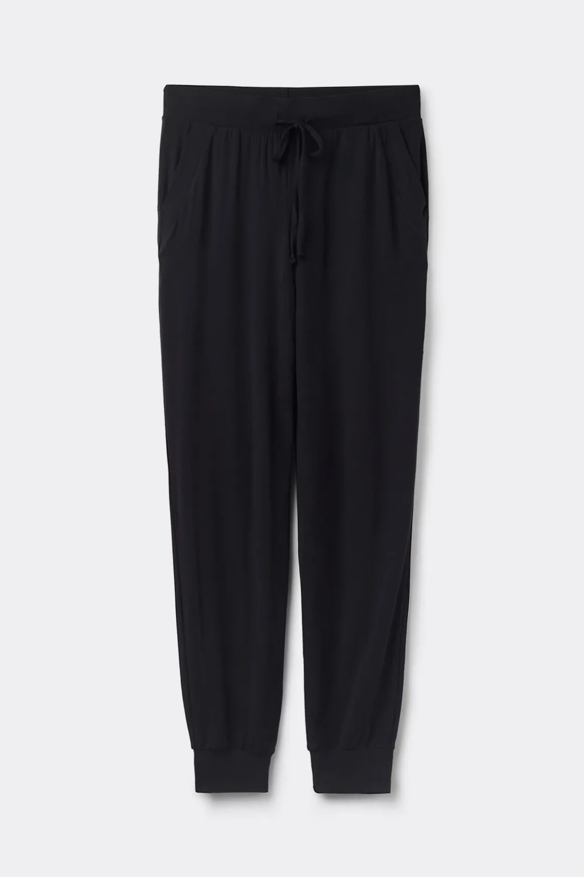 Pantalones Largos de Modal con Bajo Elástico