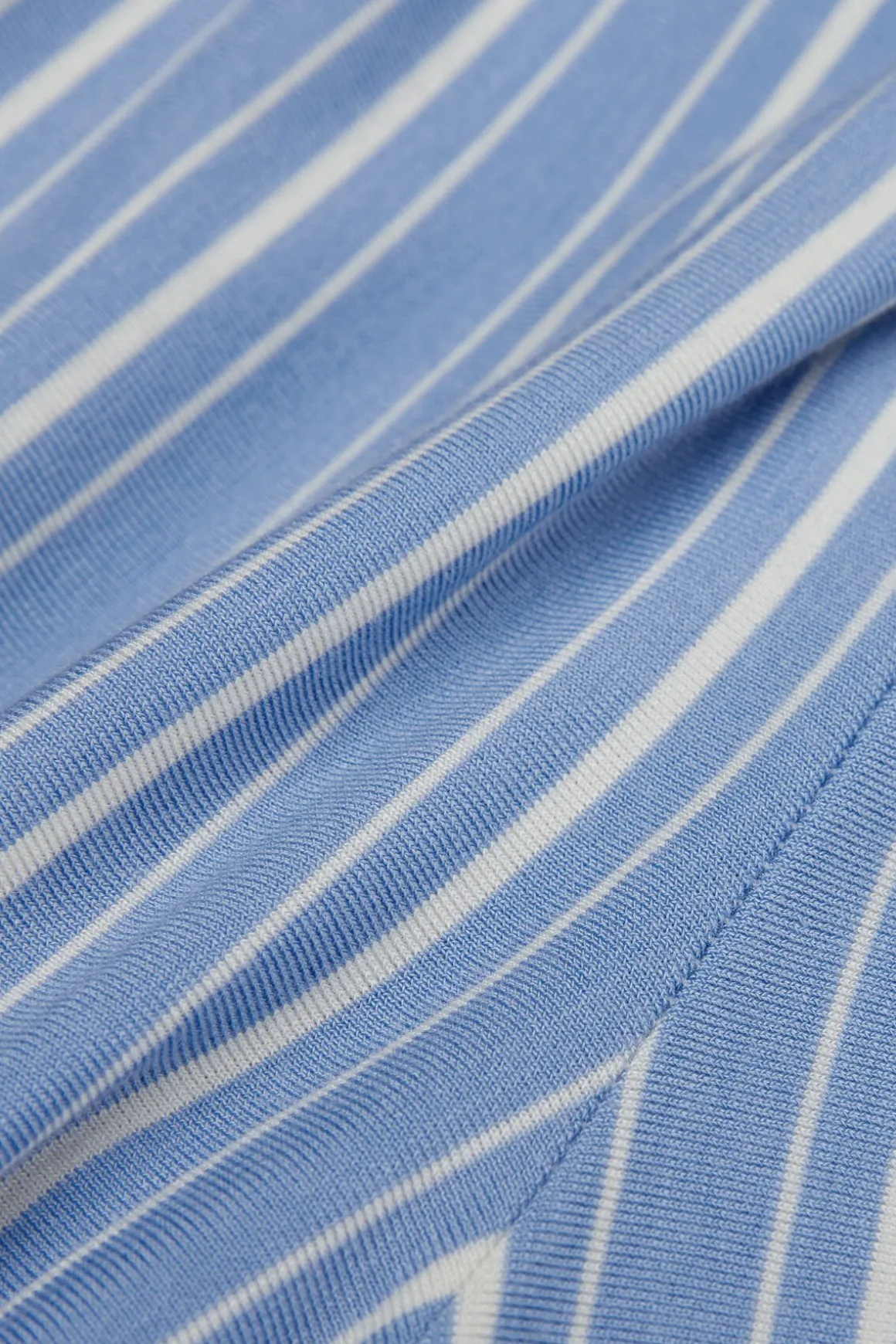 Pantalones Largos Modal con Bajo Elástico Oxford Stripes