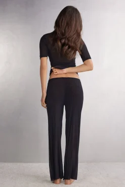 Pantalones Largos Palazzo de Ultranatural con Cashmere