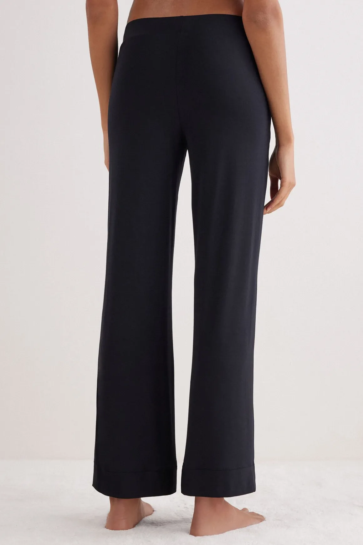 Pantalones Largos Palazzo de Modal