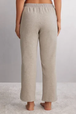 Pantalones Rectos Soft Chevron