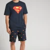 Pijama Corto de Algodón DC Comics Superman