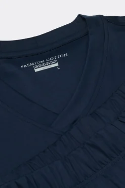Pijama corto de algodón mercerizado premium