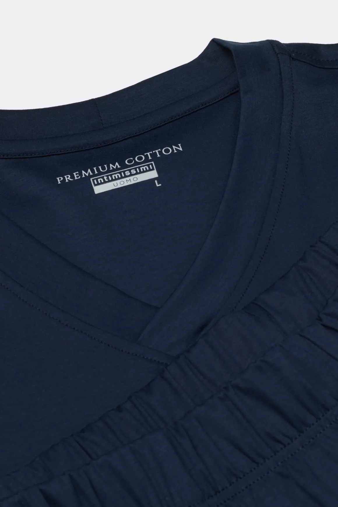 Pijama corto de algodón mercerizado premium